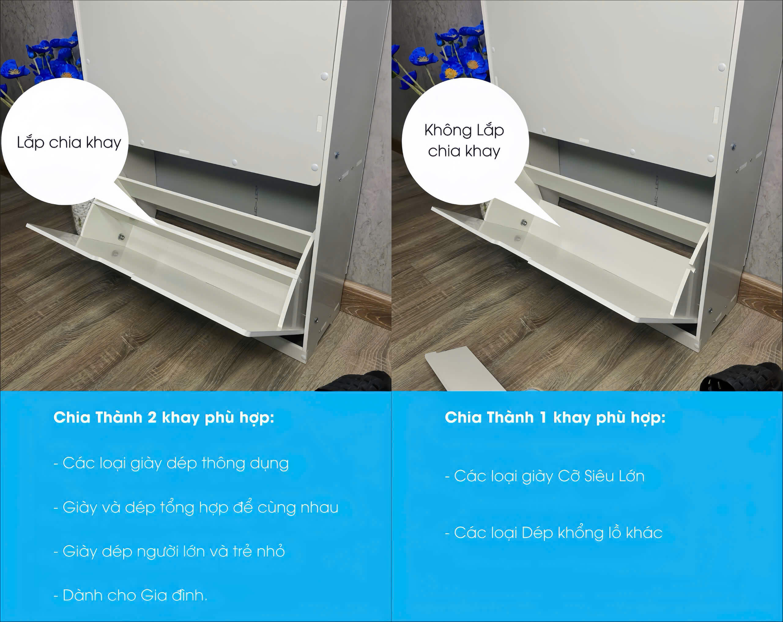 Tủ Giày Dép Thông Minh 3T2L68